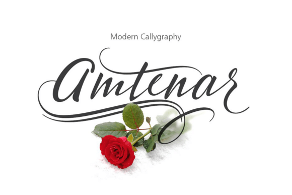 Amtenar: A Stylish Script Font for Makers