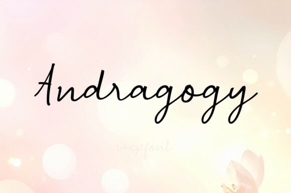 Andragogy: A Premium Script Font for Branding