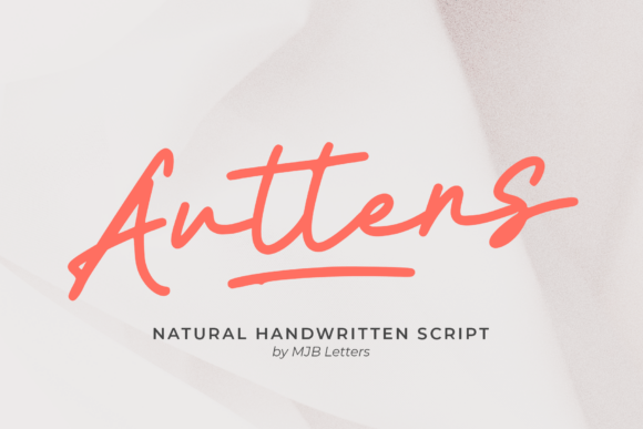 Auttens: A Natural Handwritten Font for Web Design