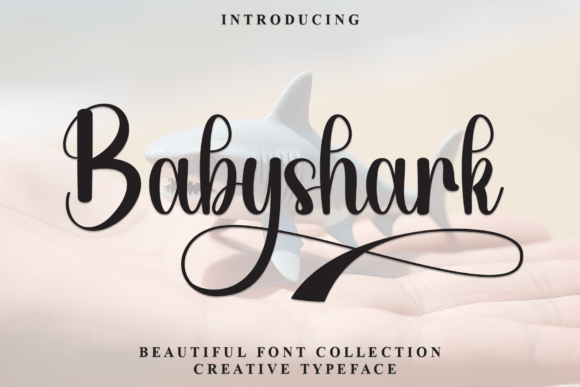 Babyshark: A Modern Script Font for Editorial Design