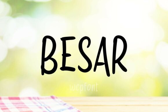 Besar: A Friendly Typeface for Modern Brand Identity
