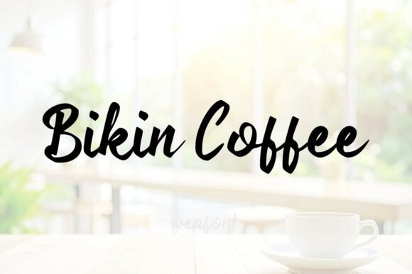 Bikin Coffee: A Warm Script Font for Editorial Design