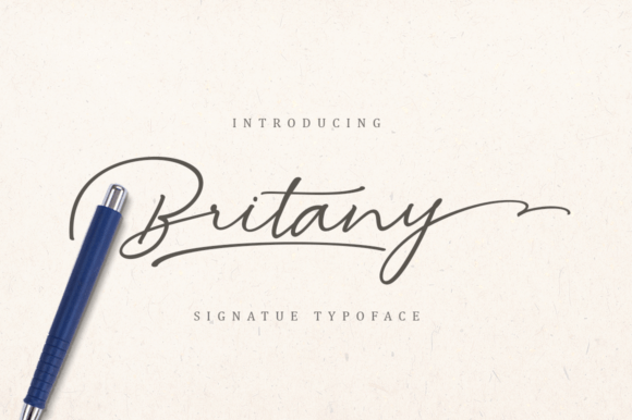 Britany: A Handwritten Script Font for Your Brand