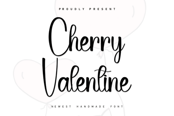 Cherry Valentine: A Handwritten Font for Modern Editorial