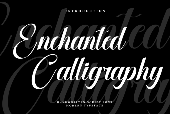 Enchanted Calligraph: A Modern Script Font for Web Design