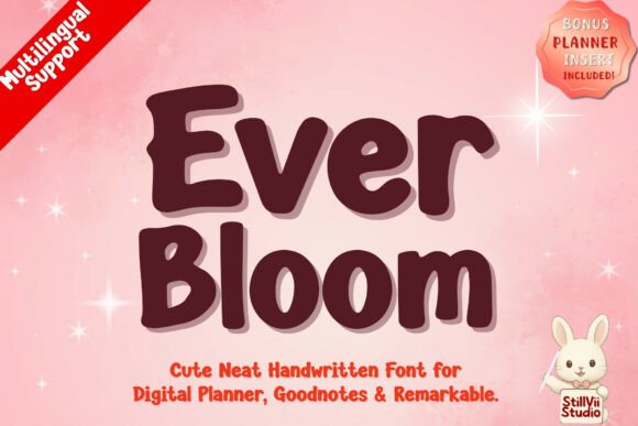 Ever Bloom: A Cozy Handwritten Font for Crafters