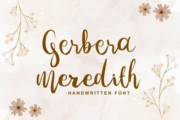 Gerbera Meredith: A Handcrafted Font for Web Design