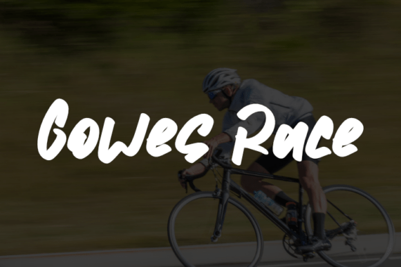 Gowes Race: A High-Impact Script Font for Campaigns