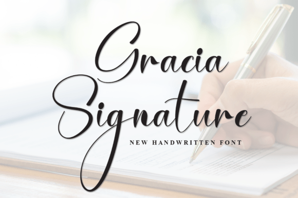 Gracia Signature: A Premium Script Font for Branding