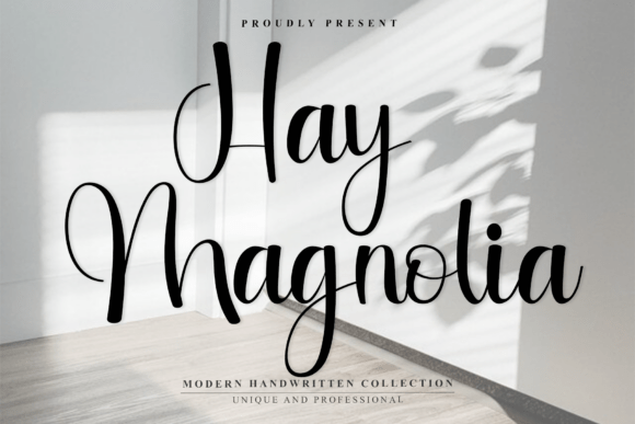 Hay Magnolia: A Bold Handwritten Font for Makers