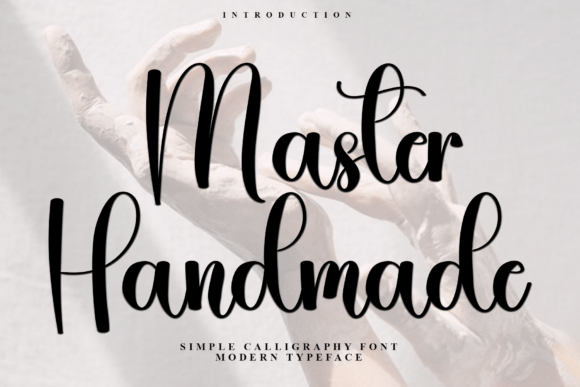 Master Handmade: A Premium Font for Your Brand