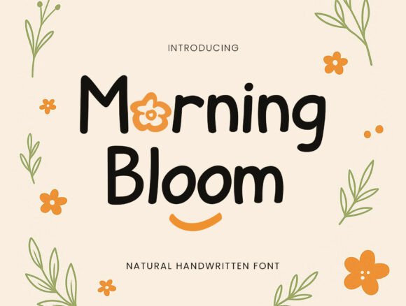 Morning Bloom: A Handwritten Font for Marketers