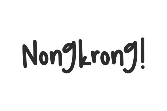 Nongkrong: A Bold Display Font for Campaigns
