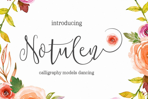 Notulen: A Stylish Script Font for Crafters