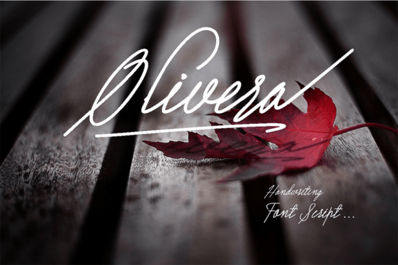 Olivera: A Handwritten Script Font for Campaigns