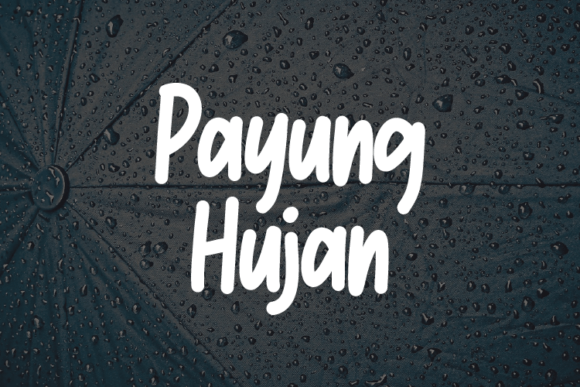 Payung Hujan: A Modern Typeface for Web Design