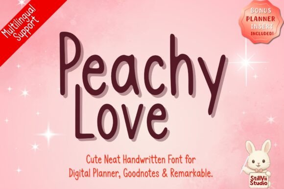 Peachy Love: A Handwritten Font for Modern Branding