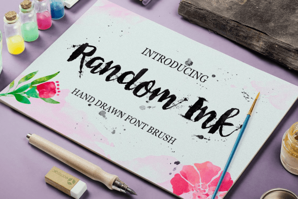 Random Ink: A Coarse Brush Font for Bold Campaigns