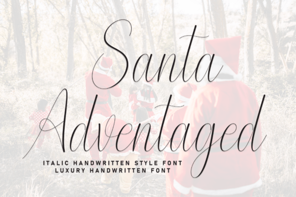 Santa Adventaged: A Playful Display Font for Holiday Campaigns