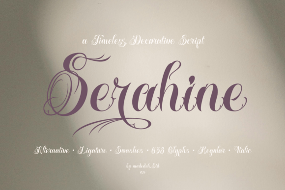 Serahine: A Premium Script Font for Elegant Branding