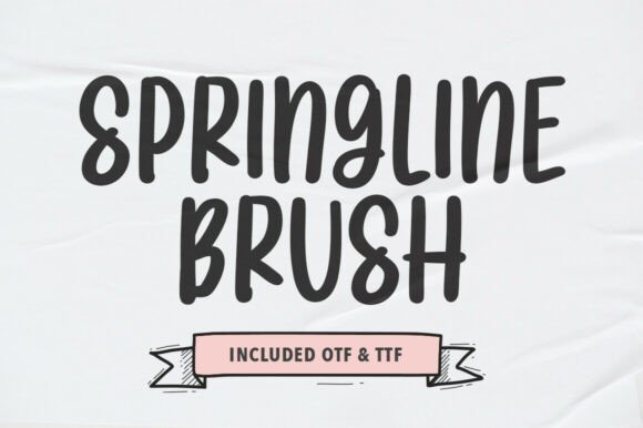 Springline Brush: A Dynamic Typeface for Web Design