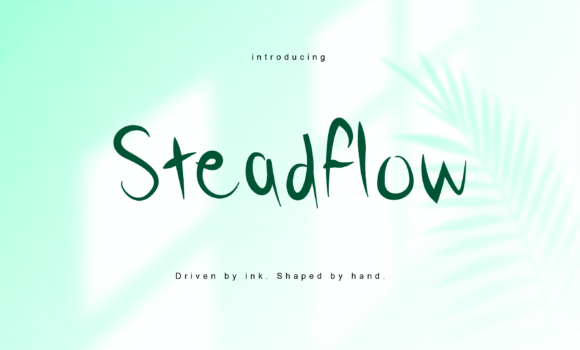 Steadflow: A Soulful Script Font for Editorial Design