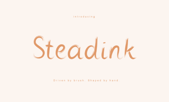 Steadink: A Fluid Handwritten Typeface for Web Design