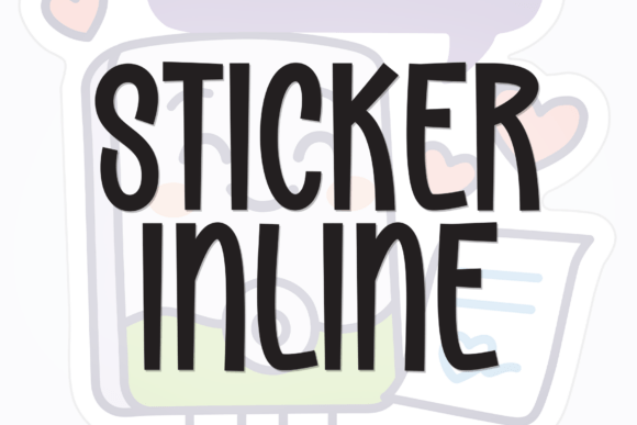 Sticker Inline: A Friendly Display Font for Web Design