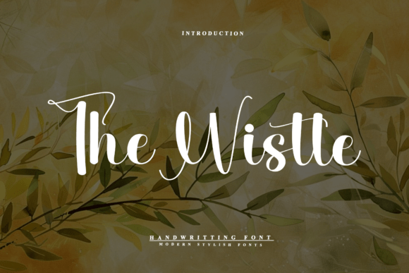 The Wistle: A Modern Script Font for Web Design