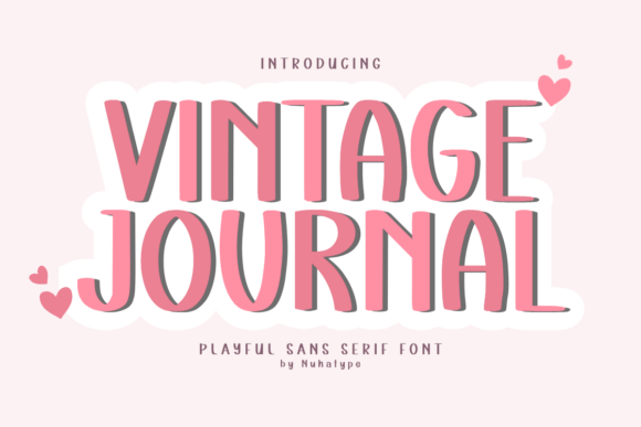 Vintage Journal: A Handwritten Font for Campaigns