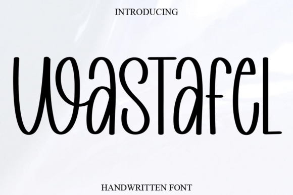 Wastafel: A Sweet Handwritten Font for Branding