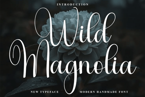 Wild Magnolia: A Festive Script Font for Web Design